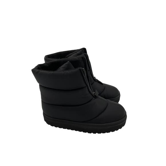 Gia Borghini Black Rubber Short Puffy Boots Size 7 - Picture 2 of 6